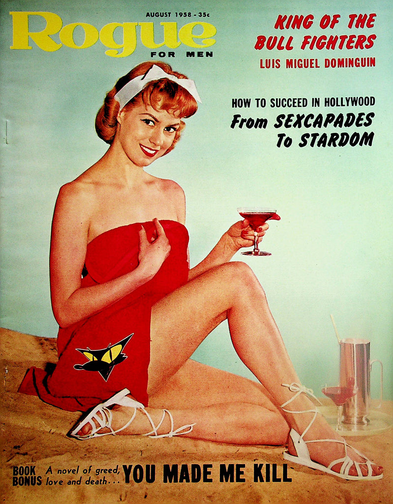 Rogue Vintage Magazine  Brigitte Bardot, Jayne Mansfield, Jane Russell  August 1958    090623lm-p