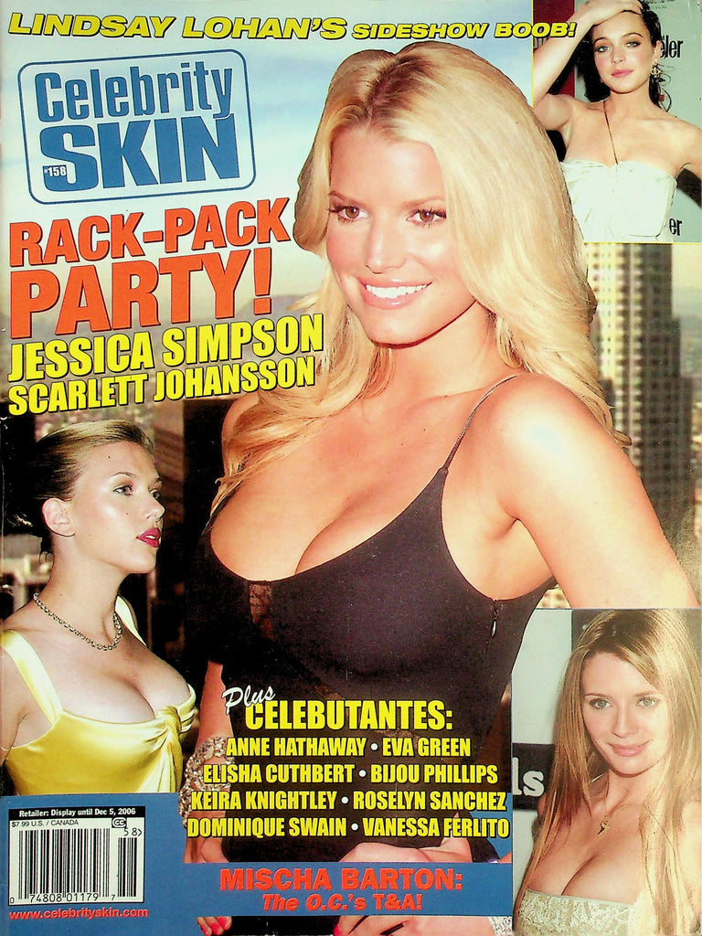 Celebrity Skin Magazine  Jessica Simpson / Scarlett Johanson  #158  2006     040326lmp