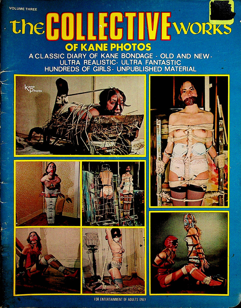 The Collective Works Of Kane Photos Magazine  vol.3  1970's      080123lm-p