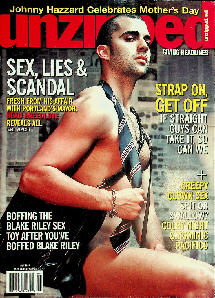 Unzipped Gay Magazine  Sex, Lies & Scandal Affair With Portland's Mayor, Beu Breedlove Reveals All  May 2009    042526lmp