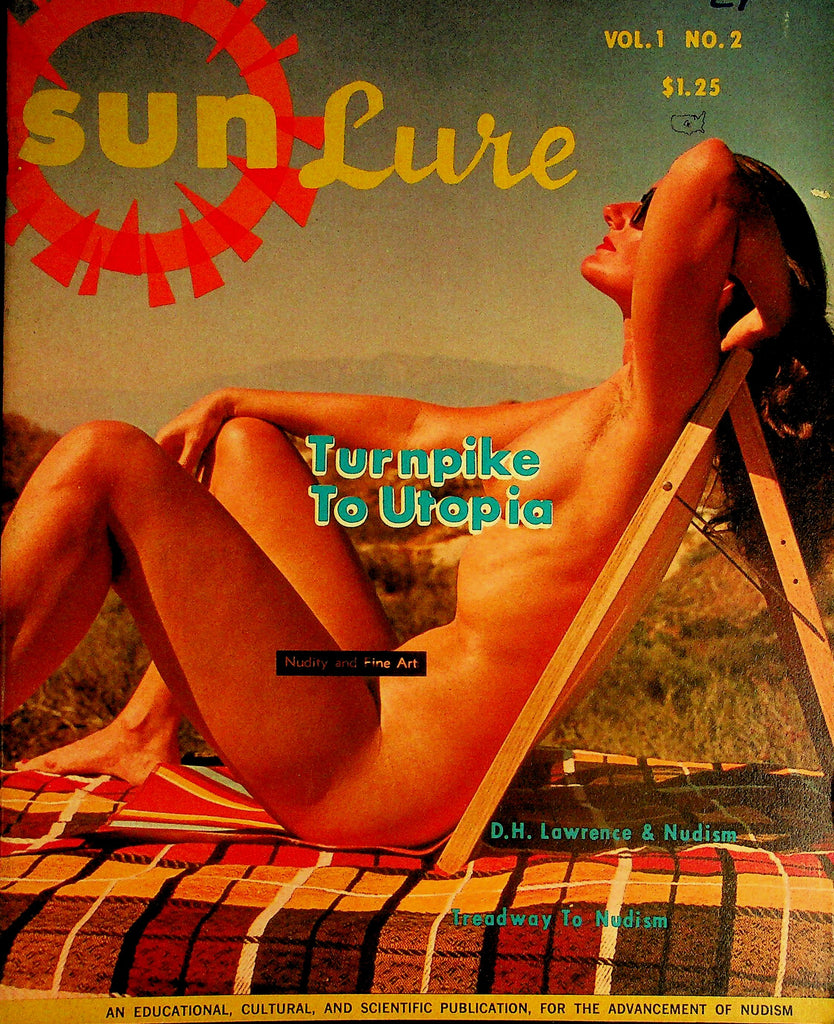Sun Lure Nudist Magazine  Turnpike To Utopia / Nudity And Fine Art  vol.1 #2  1960's   070126lmp-GSC