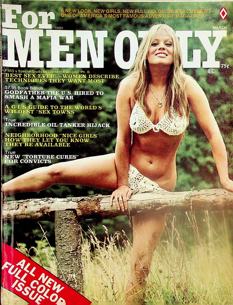For Men Only Magazine  Centerfold Girl Lucky Lolita  March 1974     041324lm-p