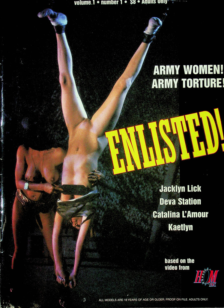 Enlisted! BDSM Magazine Jacklyn Lick Vol.1 No.1 March 1998 103024RP