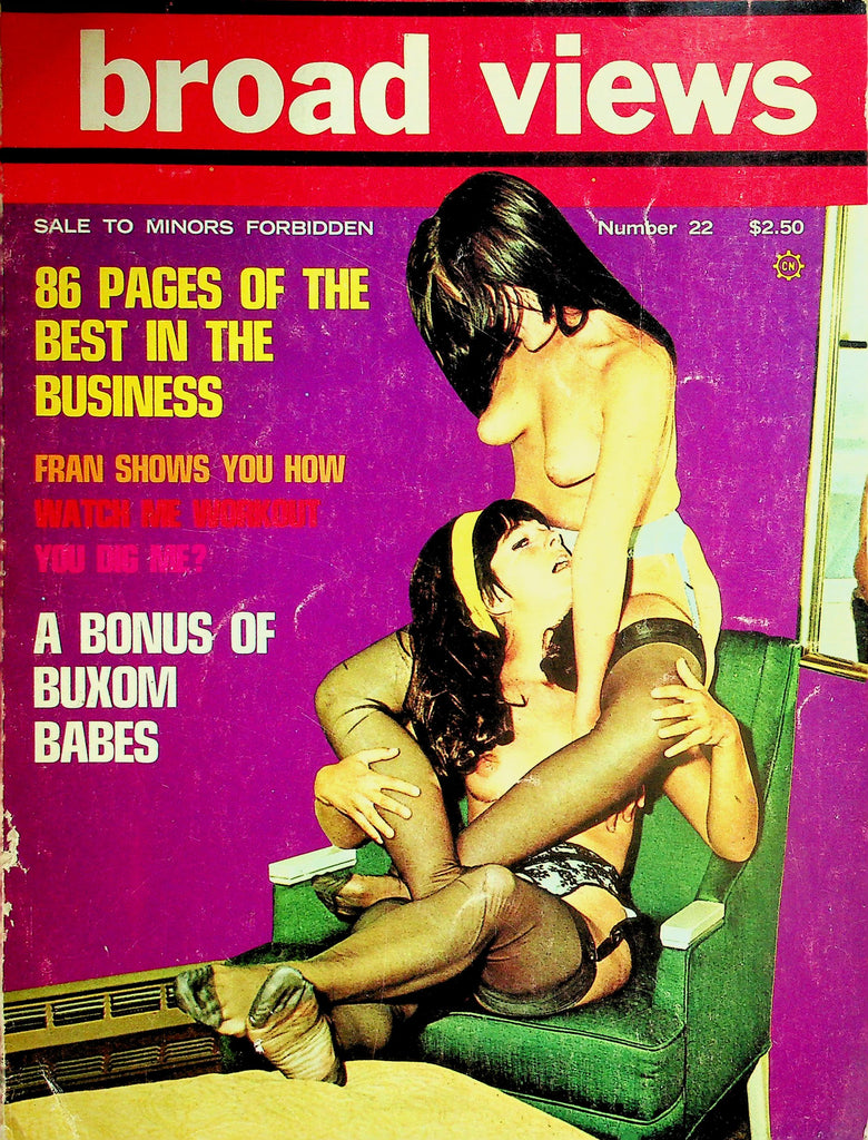 Broad Views Magazine  Fran Shows You How / A Bonus Of Buxom Babes  #22  1969   032726lmp