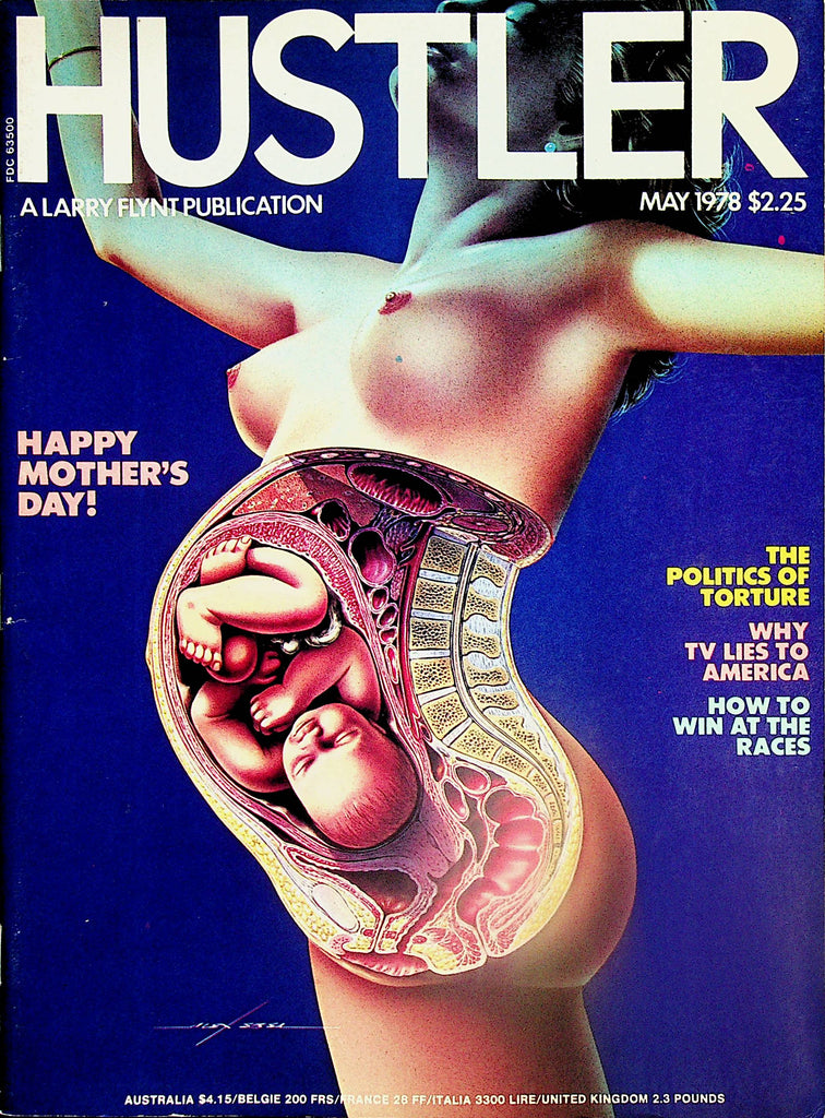 Hustler Magazine  Happy Mother's Day! / Centerfold Girl Arelen  May 1978    011025lm-p