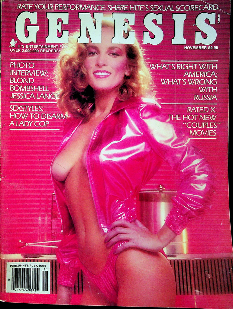 Genesis Magazine Jessica Lange November 1981 080723RP