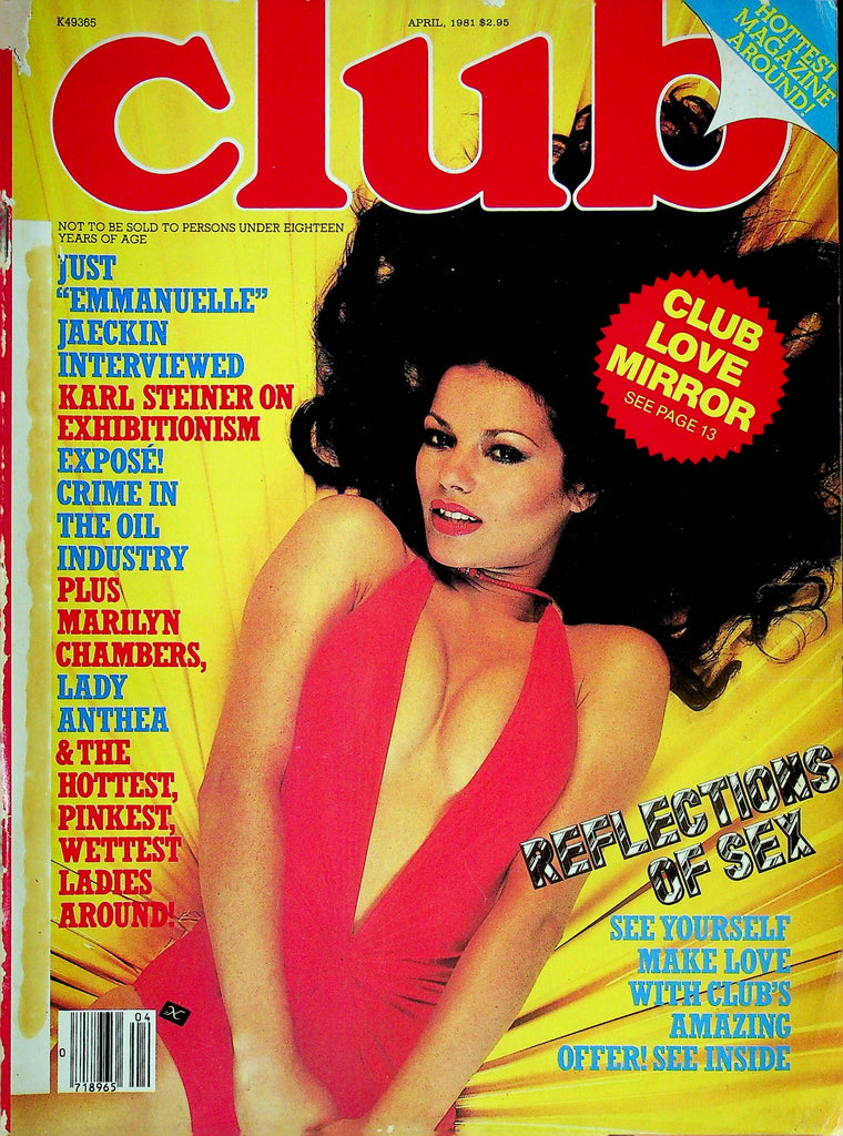 Club Magazine Emmanuelle Jaeckin Interview April 1981 101824RP