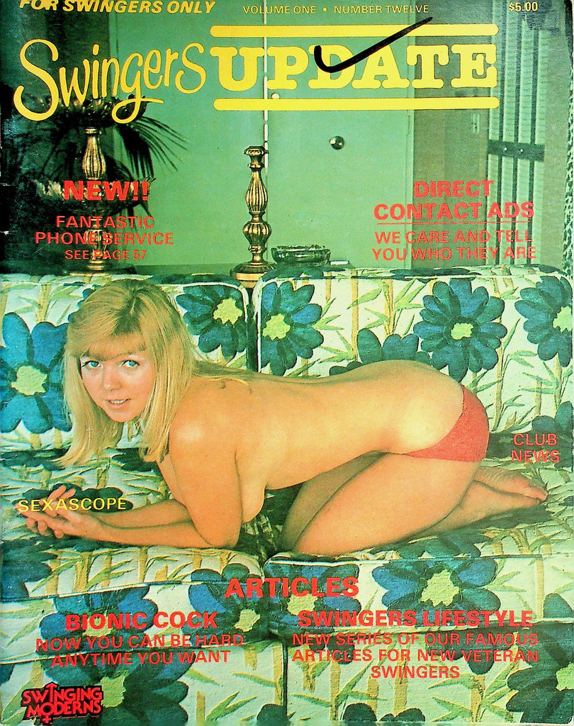 Swingers Update Contact Magazine  Sexascope / Bionic Cock  vol.1 #12  1970's     042726lmp