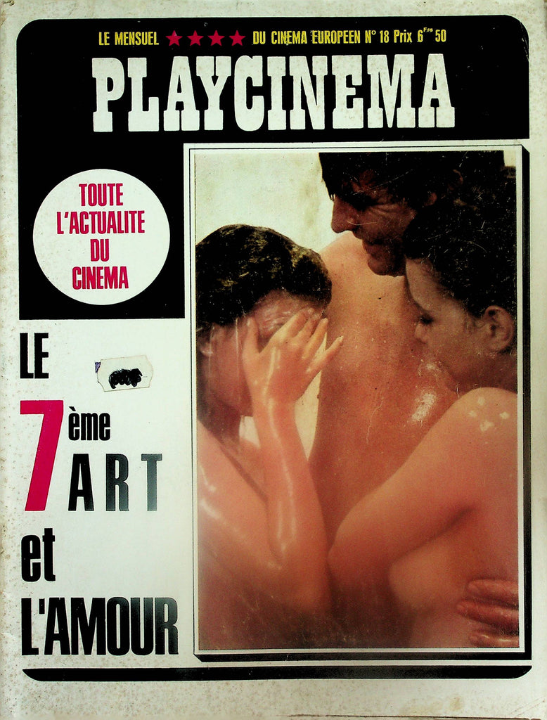 Playcinema French International Magazine  Sean Connery, Clint Eastwood, Hitchcock  #18 1972  101825lm-p