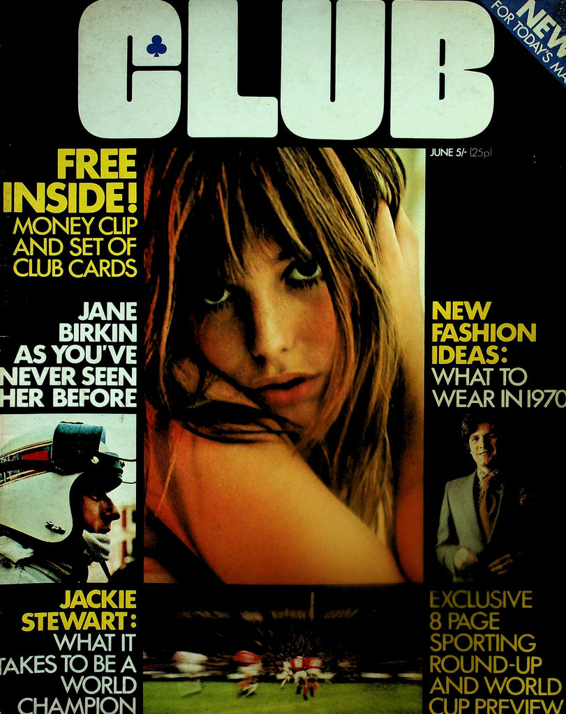 Club Magazine  Covergirl Jane Birkin  June 1970  110725lm-p