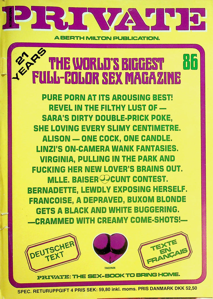 Private International Digest   Rose Takes On Two! / Cunt Contest  #86  1987   100226lmp-GSC