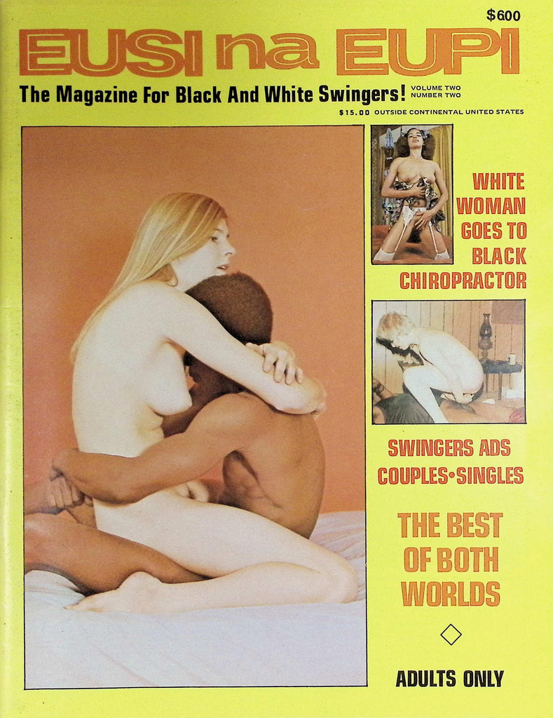 Eusi Na Eupi Magazine VOl 2 #2 1980s Black and White Swingers   100326LLP