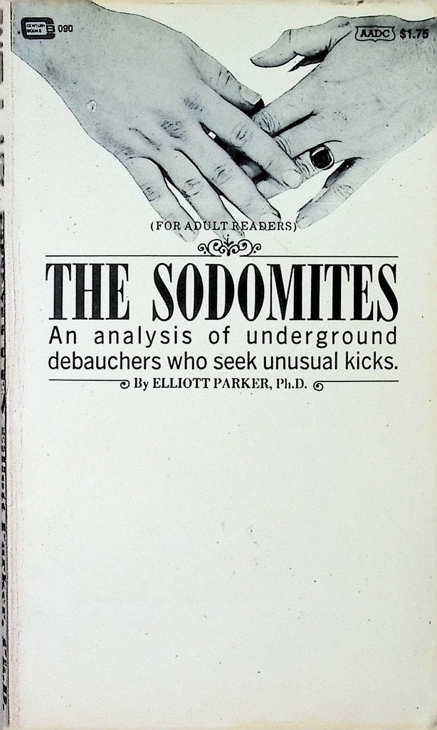 The Sodomites by Elliott Parker Century Books 1969 Adult Paperback Novel-082724AMP