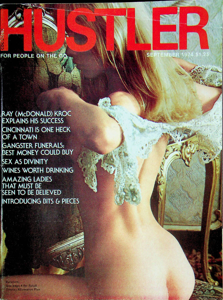 Hustler Magazine Ray McDonald Kroc's Success September 1974 120924RP