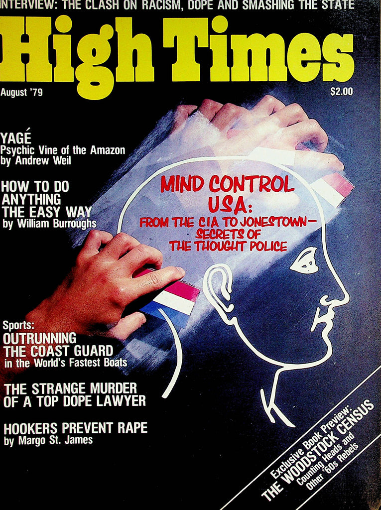 High Times Magazine  Mind Control U.S.A. / The Woodstock Census  August 1979    082123lm-p