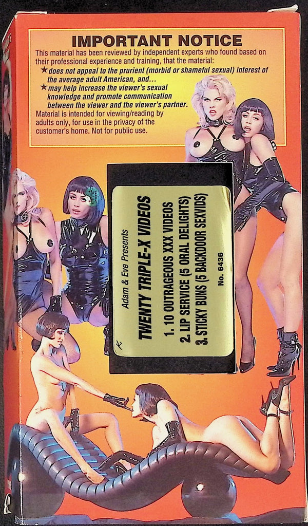 Twenty Triple-X Videos #6438 Adult VHS Adam & Eve 102425AKVHS