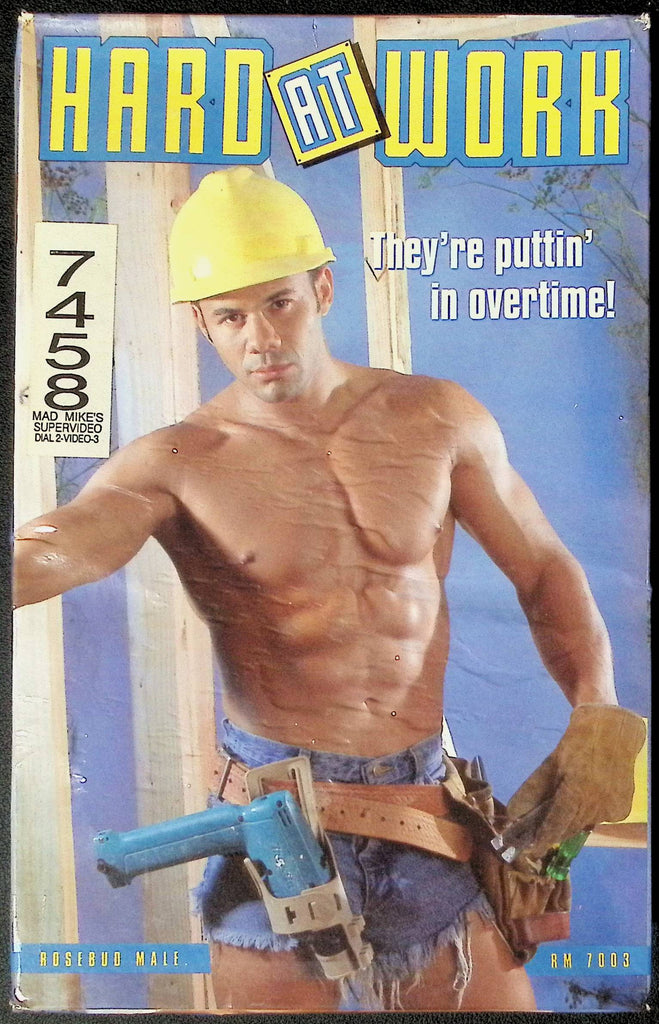 Hard At Work Edi Resi Joe Romero Kurt Manning Rosebud Video Gay VHS 1992 092424JKVHS