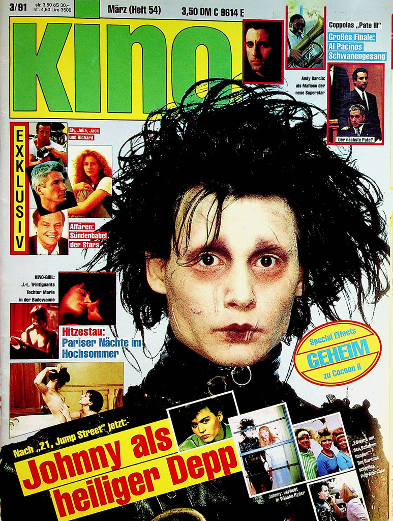 Kino German International Magazine  Johnny Depp  March 1991    052523lm-p
