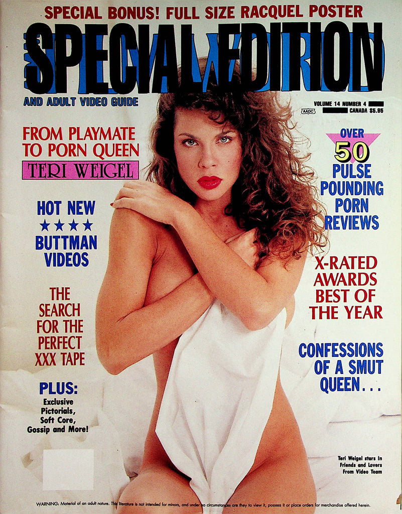 Adam Film World Magazine  Covergirl Teri Weigel    vol.14 #4 1992     060723lm-p