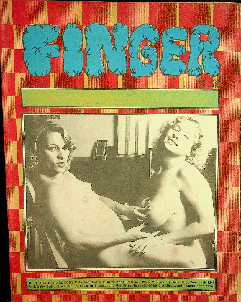 Finger Adult Newspaper Magazine  Lesbian Lover / Mistress Anna  #55 1970's   090126lmp2-GSC