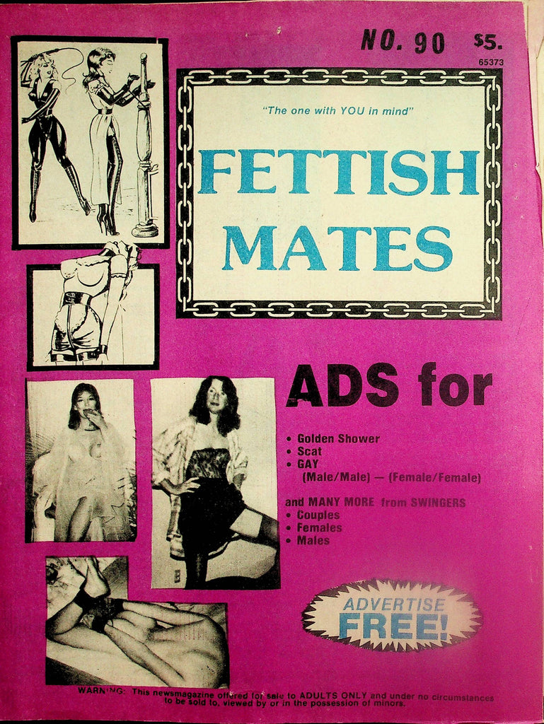 Fetish Mates Contact Newspaper Magazine  #90  1970's  082125lm-p2