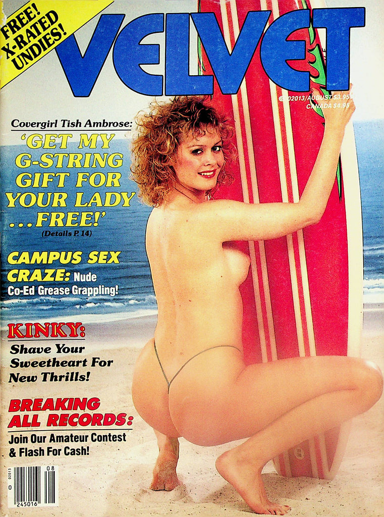 Velvet Magazine  Cover Girl Tish Ambrose  August 1986      070424lm-p