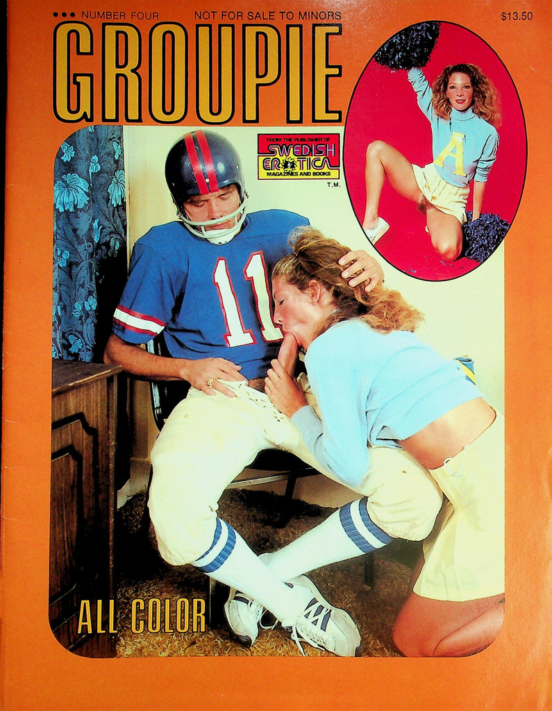 Groupie Magazine  The Football Star & The Cheerleader   #4 1980's   062626lmp-GSC