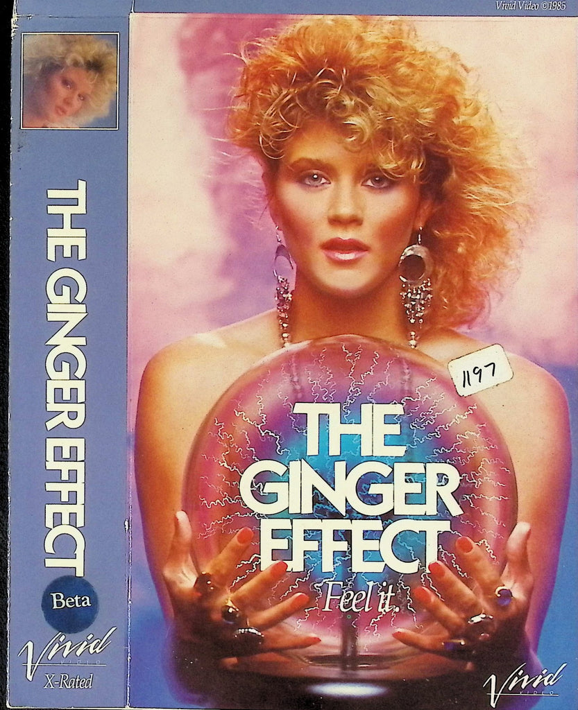 The Ginger Effect with Ginger Lynn Cara Lott Kristara Barrington Adult VHS Vivid Video 042426AKVHS