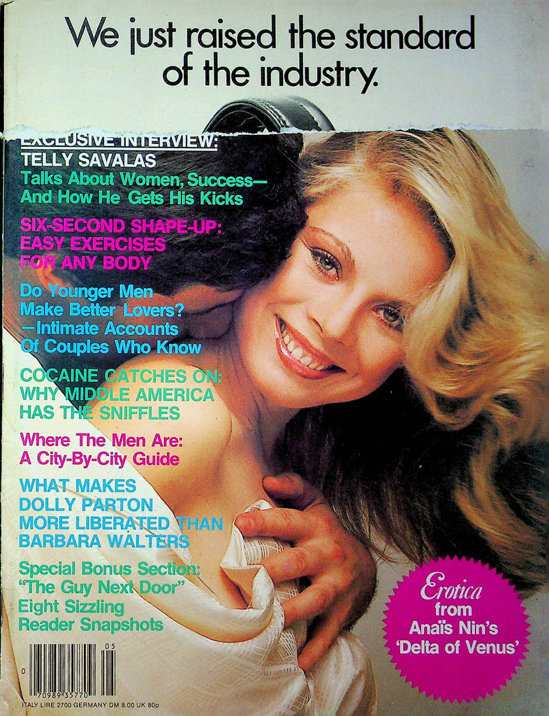 Playgirl Magazine Telly Savals Interview May 1978 good reading copy 063023RP