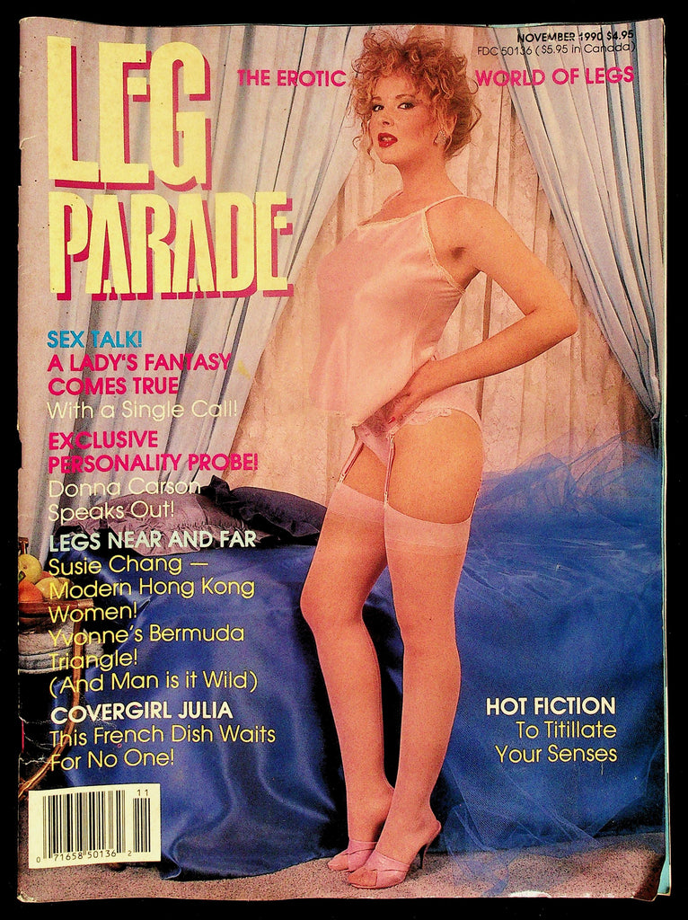 Leg Parade Adult Magazine V1, No. 3 November 1990 Julia Covergirl 082026hrp-62