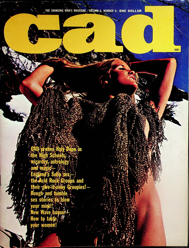 Cad Magazine   Centerfold Jean Stockwell /  The Pick-Up  vol.2 #6  1969    061624lm-p
