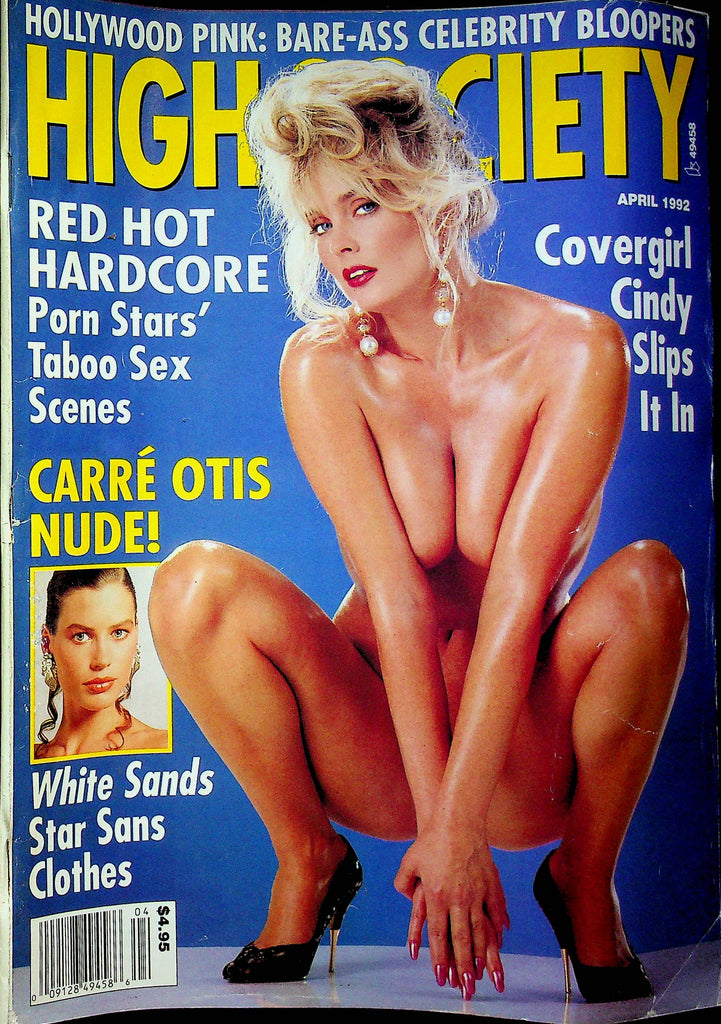 High Society Magazine Cindy & Carre Otis April 1992 091123RP