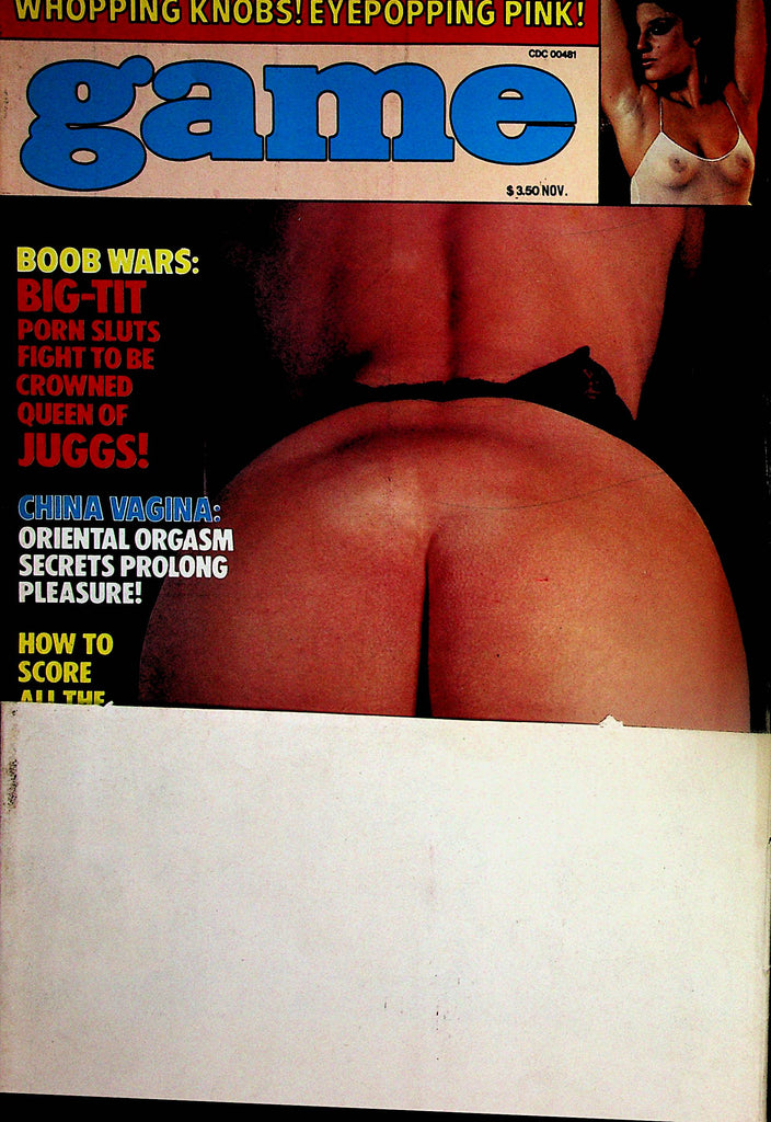 Game Magazine  Boob Wars - Big-Tit Porn Sluts  November 1984     011624lm-p