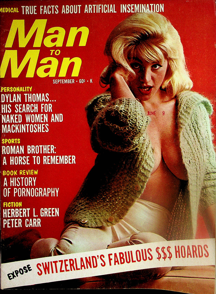 Man To Man Magazine   Centerfold Girl Eva Vichtner  September 1966     041224lm-p