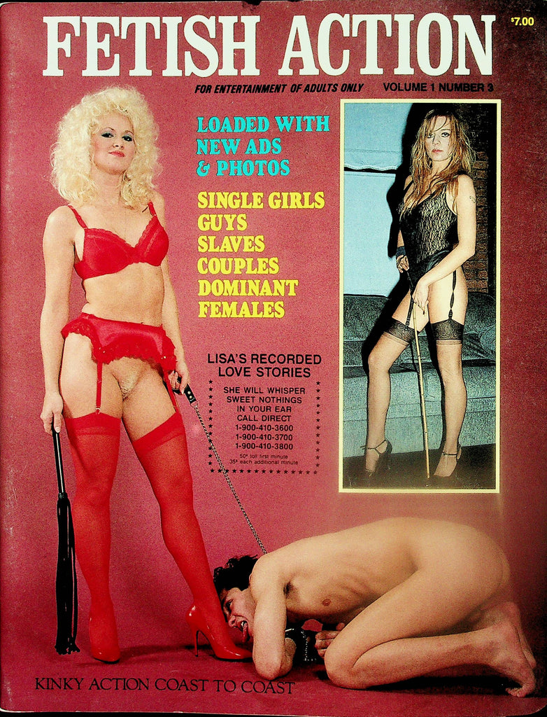 Fetish Action Contact Magazine  vol.1 #3  1980's     081225lm-p