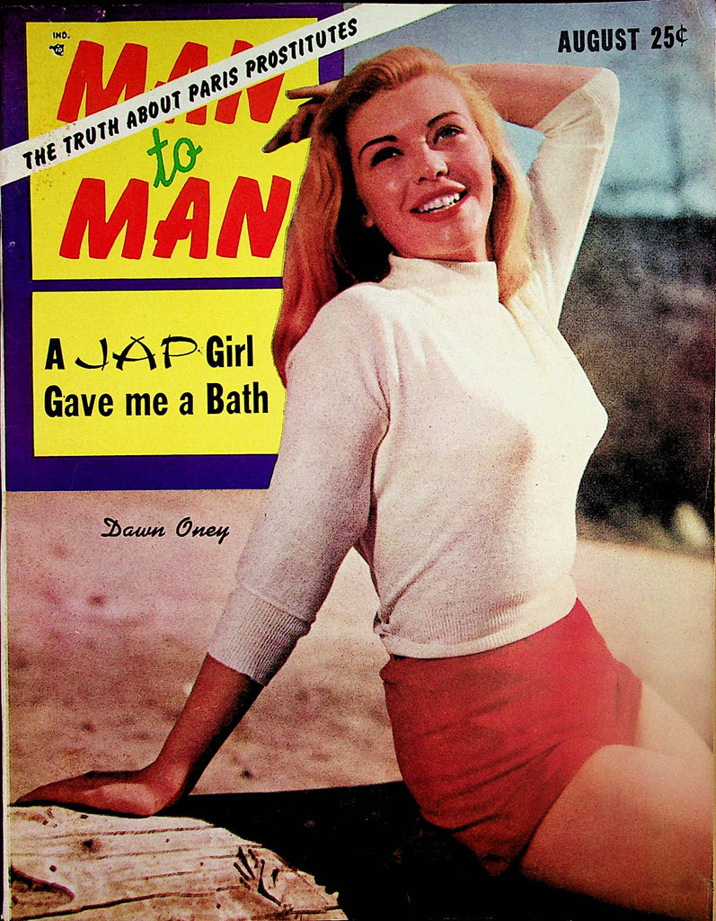 Man To Man Magazine  Covergirl Dawn Oney  August 1955   041124lm-p
