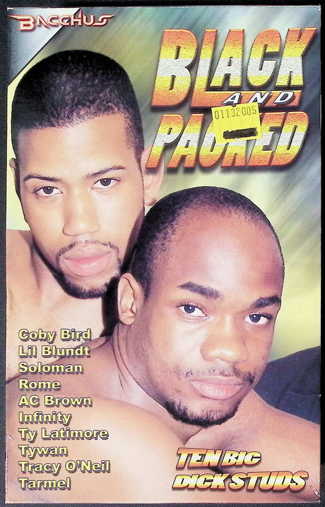 Black And Packed Cody Bird Lil Blundt Bacchus Gay VHS 2004 092724JKVHS3