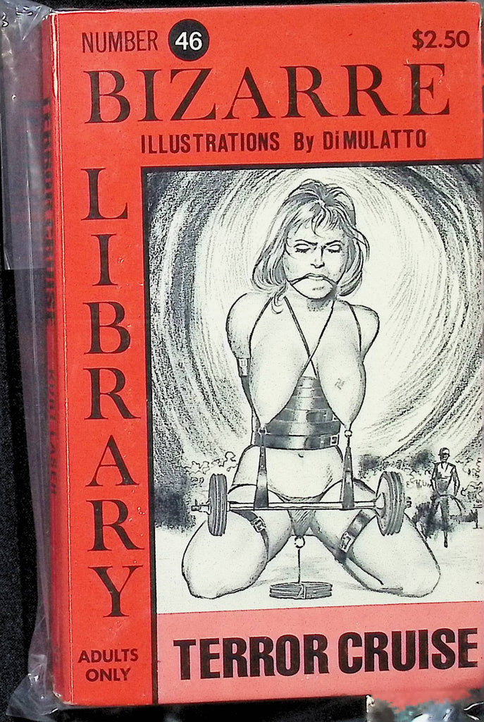 Terror Cruise by Kurt Laser #46 1970s Bizarre Library Illustrations by Di Mulatto Star Distributors Adult Novel-042524AMP