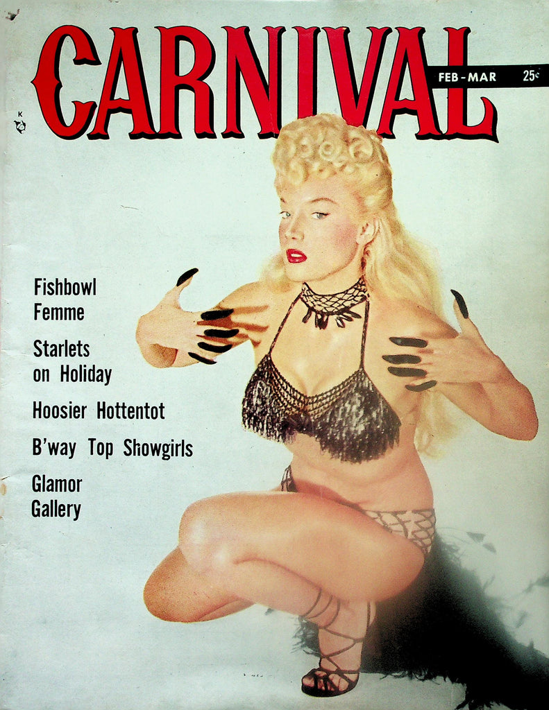 Carnival Magazine  Starlets On Holiday / Glamor Gallery   Feb-Mar  1951      120625lmp