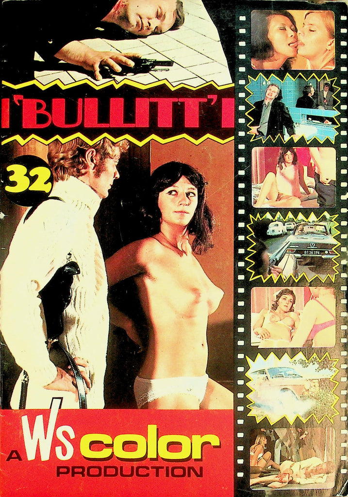 'Bullitt' Digest  Adult Movie WS Color Production  #32  1970's  100426lmp-GSC