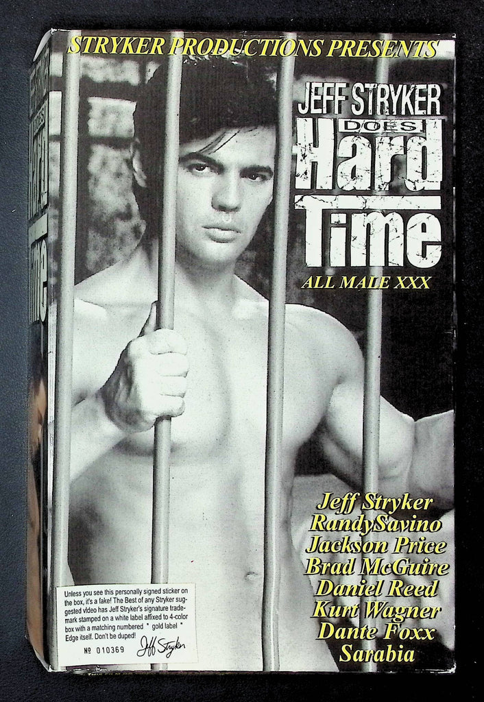 Hard Time Stryker Productions Gay VHS 2001 Jeff Stryker Randy Savino 041125DMVHS