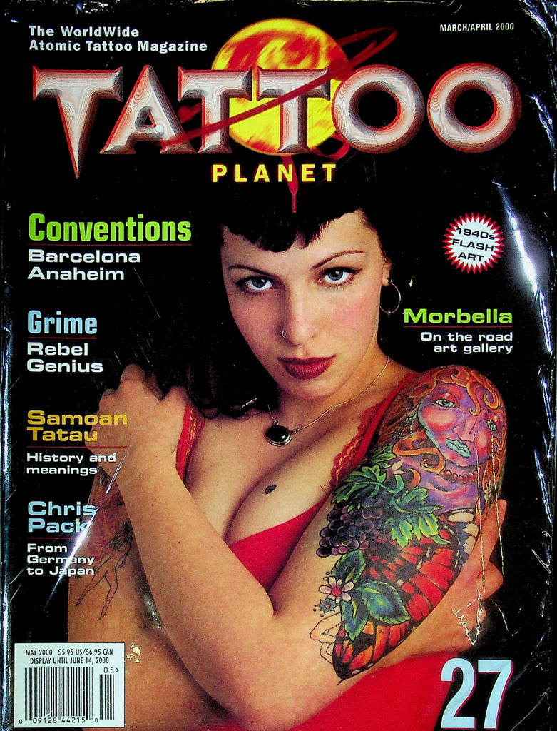 Tattoo Planet Men's Magazine Morbella & Samoan Tatau March/April 2000 122324RP