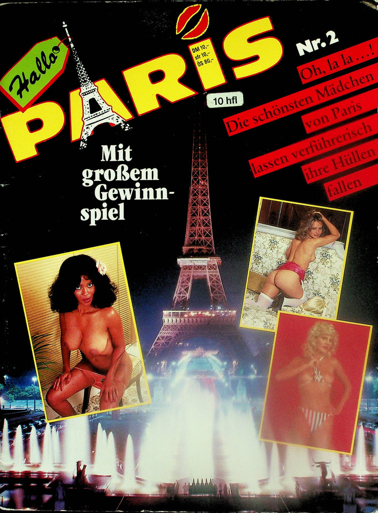 Hallo Paris German International Magazine  Prettiest Girls Of Paris  #2  1985   102325lm-p