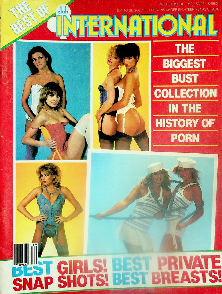 The Best Of Club International Magazine  Best Girls!  Best Breasts!  Winter 1983 Paul Raymond   121425lmp