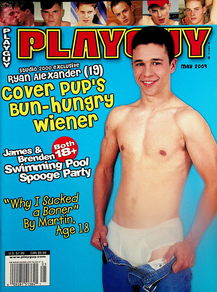 Playguy Gay Magazine  Cover Guy Ryan Alexander  May 2004    110224lm-p