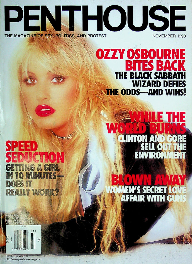 Penthouse Men's Magazine Ozzy Osbourne & Melissa Ann November 1998 042325RP