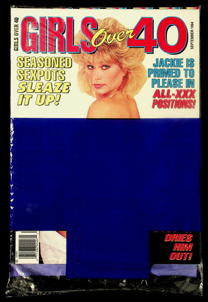 NEW Stag | Girls Over 40 Mature/Older Adult Magazine September 1994 Jackie & More 090426HRP-29