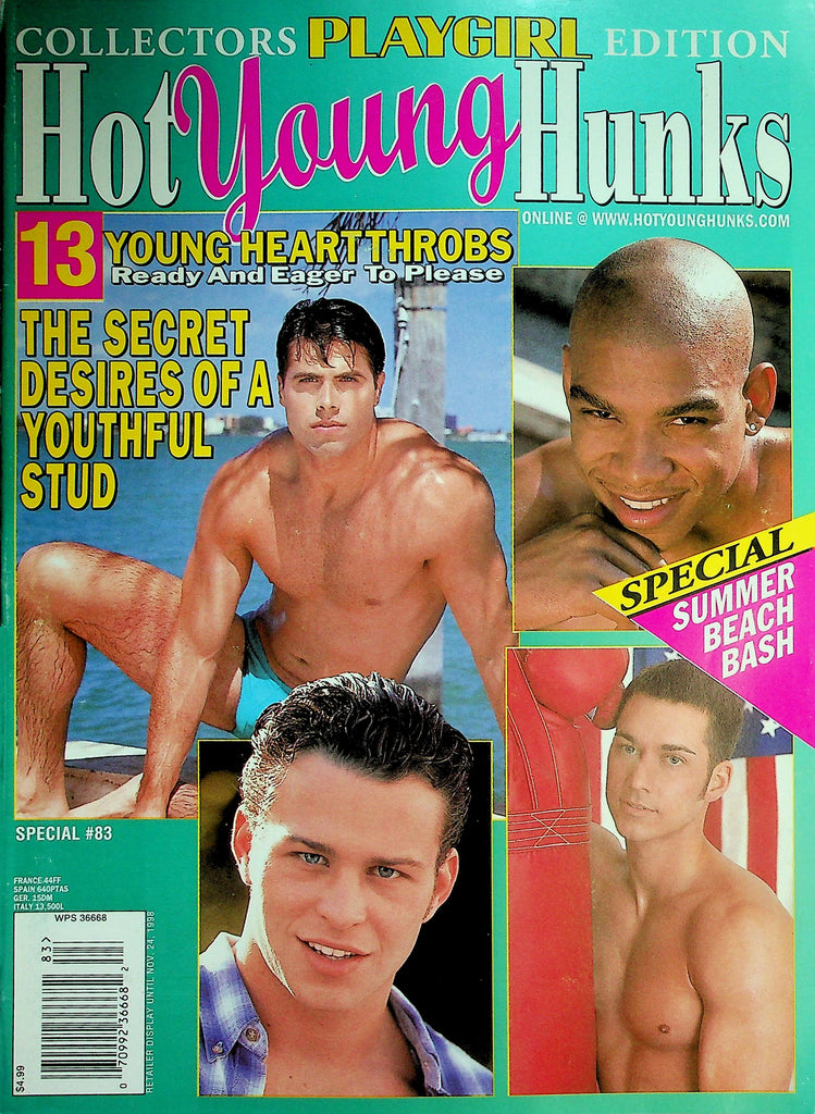 Playgirl Hot Young Hunks 18+ Magazine  Collector Edition  Ready & Eager To Please!  #83  1998   032126lmp