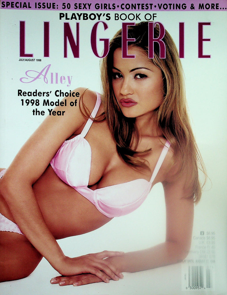 Playboy's Book Of Lingerie Magazine   Covergirl Alley  Readers' Choice Of The Year  July/August 1998   110625lm-p