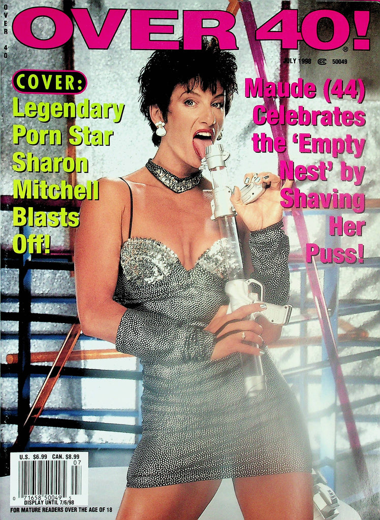 Over 40! Magazine  Covergirl Legendary Porn Star Sharon Mitchell  July 1998   103125lm-p